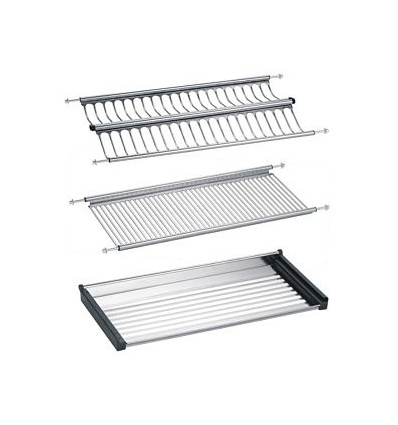 Escurreplatos con bandeja módulo 400mm acero inox: Ferretería