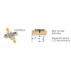 Bisagra 180º Indaux