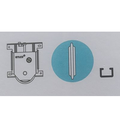 Cierre Rueda P/Puerta Armario closet